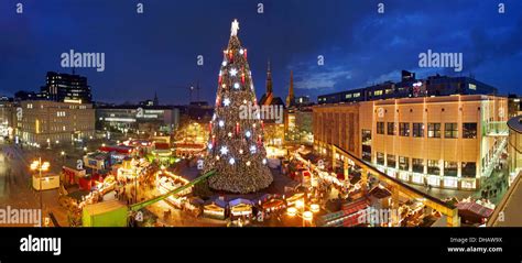 Dortmund Germany The Worlds Largest Christmas Tree On The Christmas