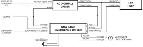 Iota Ilb H Sp He Sd Hv Emergency Led Driver Instruction Manual