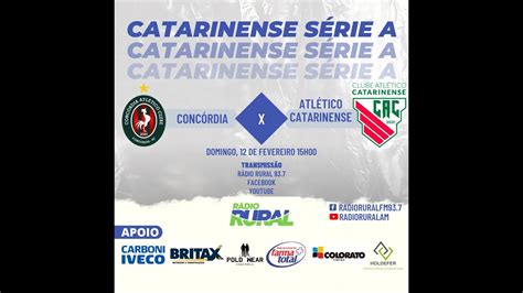 CONCÓRDIA X ATLÉTICO CATARINENSE CAMPEONATO CATARINENSE 2023 12 02