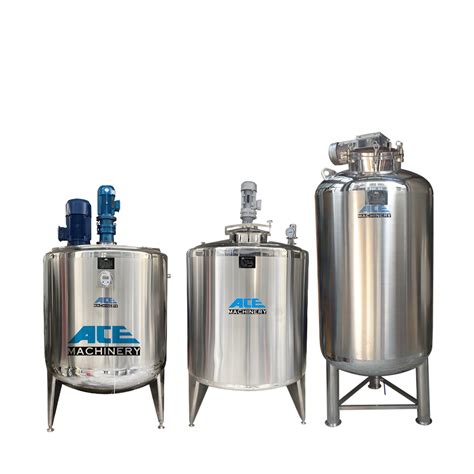 Factory Price Stainless Steel Mixing Tank 50l 100l 200l 300l 500l 1000l 2000l 3000l 5000l