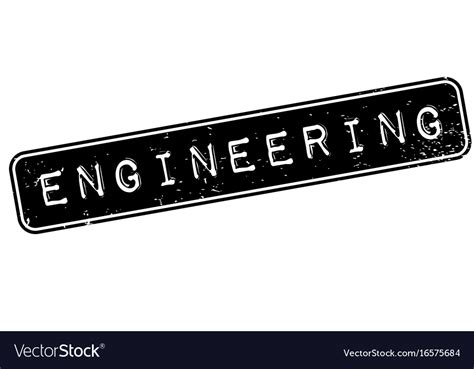 Engineering rubber stamp Royalty Free Vector Image