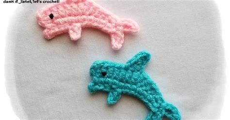 damn it Janet, let's crochet!: Dolphin Applique