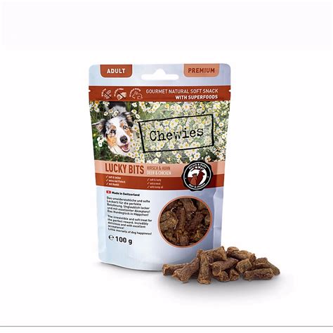 Chewies LUCKY BITS Hirsch & Huhn Adult - wuffiSHOP.de