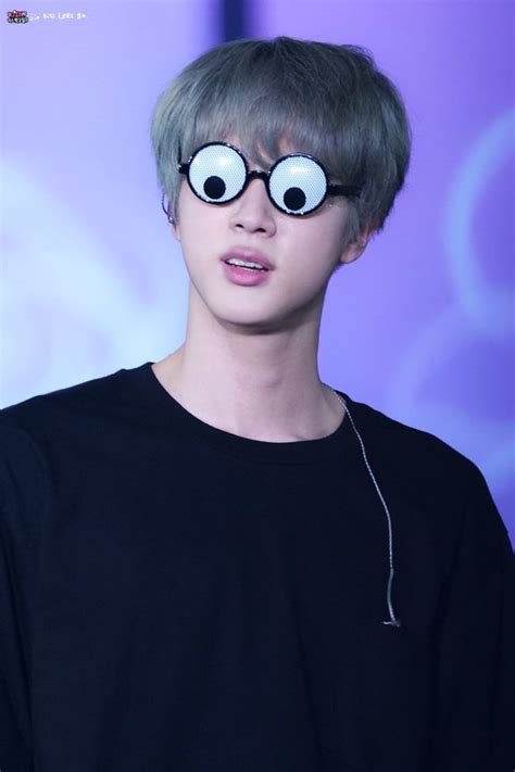 BTS's Jin Keeps Wearing Funny Glasses On Their Love Yourself Tour ...