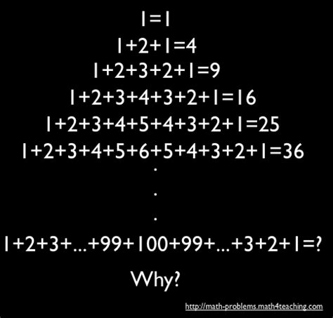 Sum of Consecutive Numbers - K-12 Math Problems