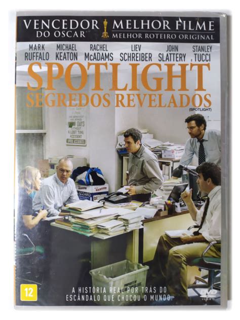 DVD Spotlight Segredos Revelados Mark Ruffalo Michael Keaton Novo