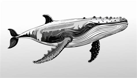 Whale Sketch Style Animal Face Fish 49350879 Vector Art at Vecteezy