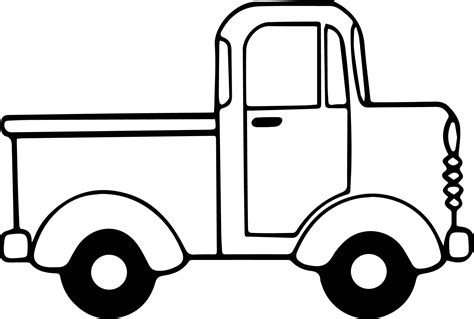 Truck Side View Drawing | Free download on ClipArtMag