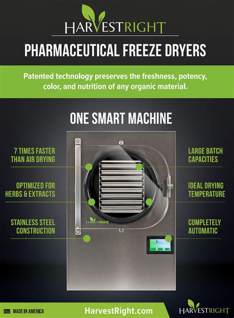 Harvest Right PHARMACEUTICAL Large Freeze Dryer W 7 2 Cfm Pump