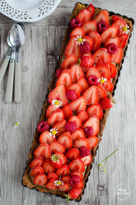 tarte aux fraises pate sablee  creme patissiere ig bas voyage