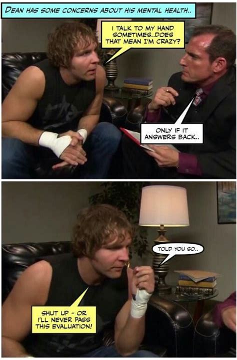 Credit Foreverambrose Wwe Funny Dean Ambrose Wwe Memes