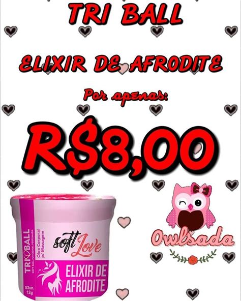 Triball Elixir de Afrodite Bolinha Funcional Elixir de Afrodite é um