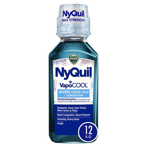 Amazon Vicks NyQuil Severe With VapoCOOL Nighttime Cough Cold