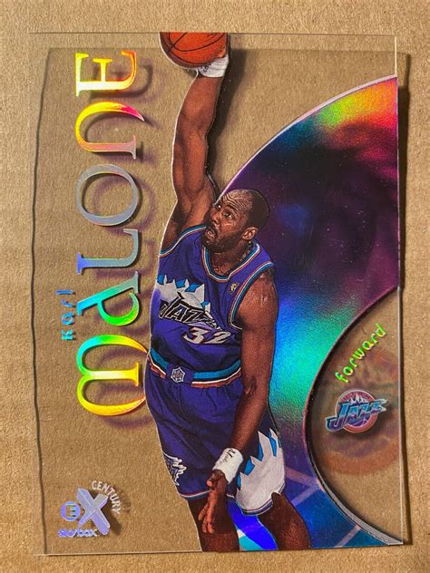 KARL MALONE 1998 99 Skybox EX E X Century 15 UTAH JAZZ EBay