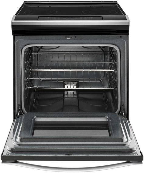 Best Buy Whirlpool Cu Ft Self Cleaning Slide In Electric Range