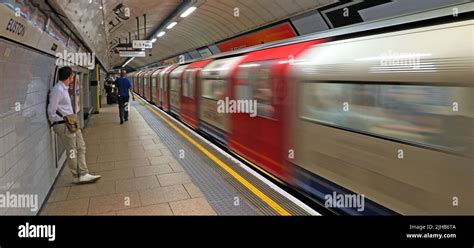 Euston Northern Line Underground Station London Victoria Line Hi Res