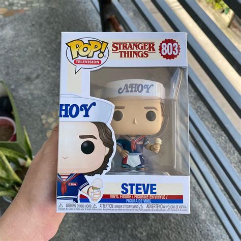 Stranger Things Steve S3 Funko Pop (Scoops Ahoy), Hobbies & Toys, Toys ...