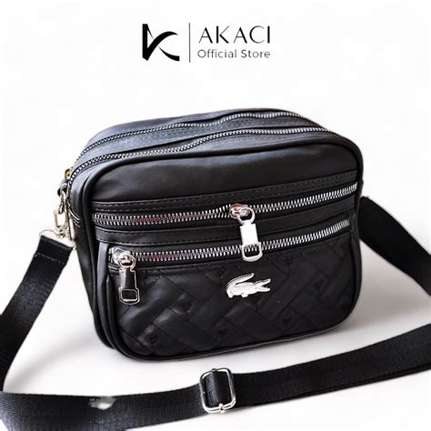 Jual Akaci Tas Selempang Cewek 4 Ruang Nilon Bordir Super Sling Bag