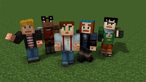 Minecraft Story Mode Skins Pack Rafroyal