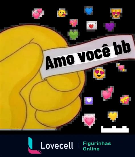 Figurinha Amo Você Bb Para Whatsapp Lovecell