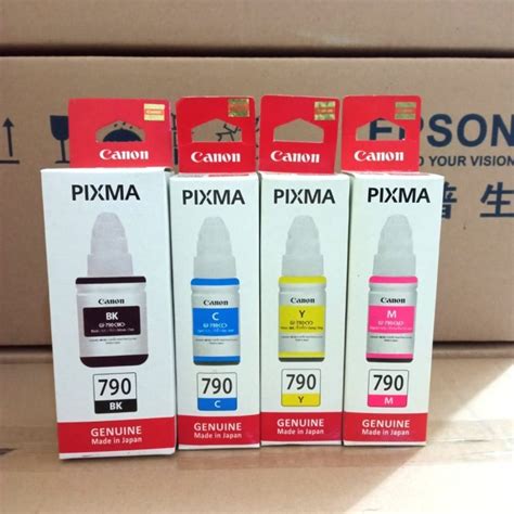 Jual Tinta Canon PIXMA GL 790 Original 1 SET G1010 G2010 G3010 G4010