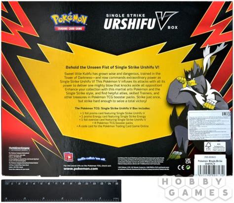 Pokemon Tcg Single Strike Urshifu V Box