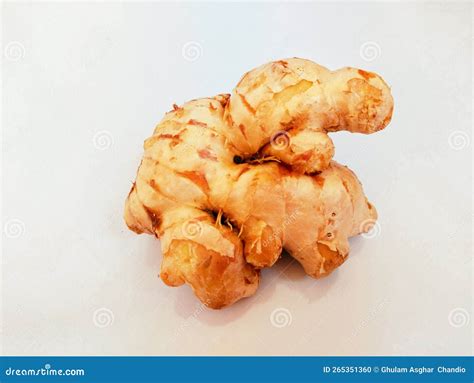 Ginger Root Spice A Pungent Aromatic Rhizome Of A Tropical Asian Herb