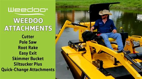 Weedoo Boats All The Available Attachments Youtube