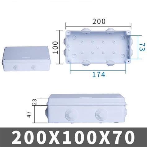 Abs Plastic Junction Box Waterproof Knockout Switch Junction Cable