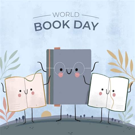 Dibujado A Mano Ilustraci N Del D A Mundial Del Libro Vector Gratis