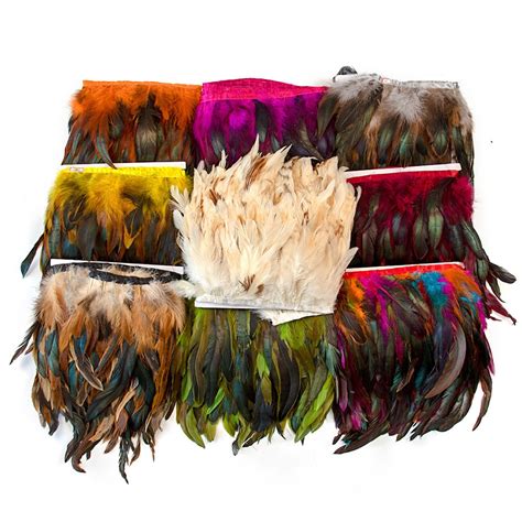 Meter Natural Pheasant Feathers Sewing Trim Fringe Wedding Party