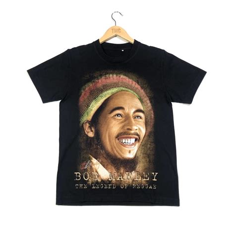 S Single Stitch Bob Marley T Shirt Black S Tmc Vintage