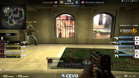 Mortality Esports Vs Enemygg Game Cevo M Cs Go Season Sabo