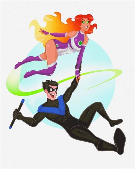 [fan Art] Nightwing And Starfire At The Gym By Olifuxart R Nightwing