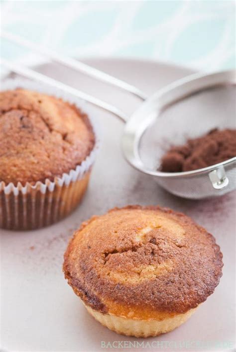 Einfache Marmor Muffins Backen macht glücklich