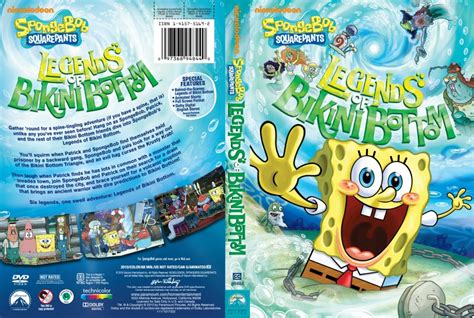 Spongebob Squarepants Legends Of Bikini Bottom TV DVD Scanned Covers