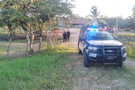 Ejecutan A Velador De Un Rancho En Palizada FGE Guarda Total