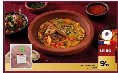 Promo Filets De Poulet Halal Arabi Chez Carrefour Icatalogue Fr