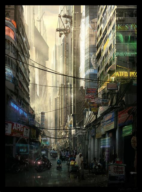 Futuristic Bombay by Raphael-Lacoste on DeviantArt