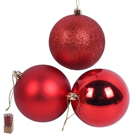 Christmas Baubles Pack 8 X 5cm Plum Red Baubles Online Costume Shop