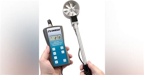 Instruments Omega Introduces Handheld Thermo Anemometer Hhf143 Chemical Processing