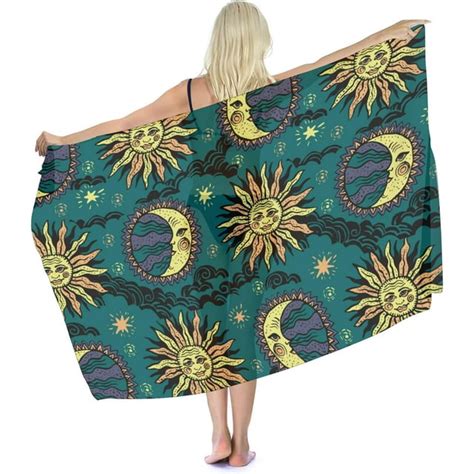 Yibo Women's Tribal Beach TowelSarong Swimsuit Bikini Cover-Up Skirt ... 