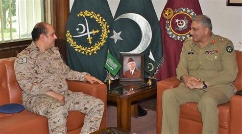 Saudi Military Adviser Calls On COAS Gen Bajwa At GHQ