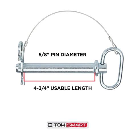 Towsmart 58in X 4 34in Clevis Pin