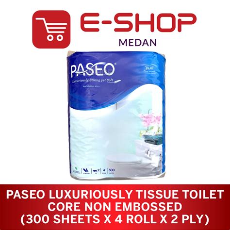 Jual Tisu Paseo Elegant Tissue Toilet Core Non Emboss Bathroom 300