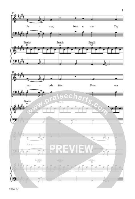 Come Thou Long Expected Jesus Choral Anthem Satb Sheet Music Pdf