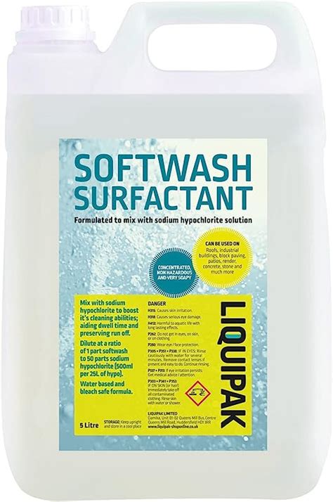 Liquipak Softwash Surfactant Formulated To Mix With Sodium