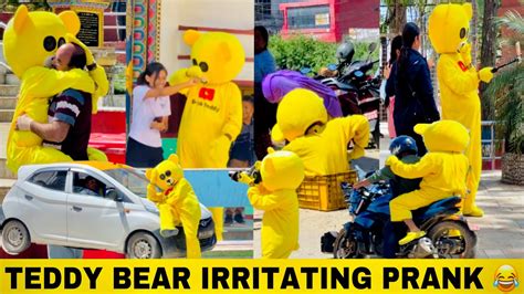 Teddy Bear Irritating Prank On Public 😂😂 Mr Nk Teddy Youtube