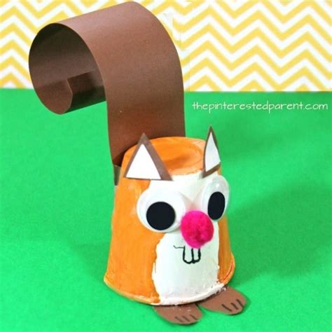 10 Absolutely Adorable Squirrel Crafts For Kids