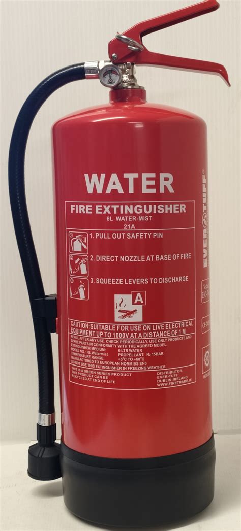 9 Litre Water Green Series Extinguisher NEW Fire Products Direct